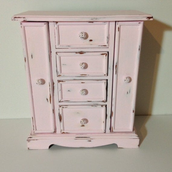 shabby chic jewelry armoire vintage light pink wood shabby chic jewelry armoire vintage light pink wood