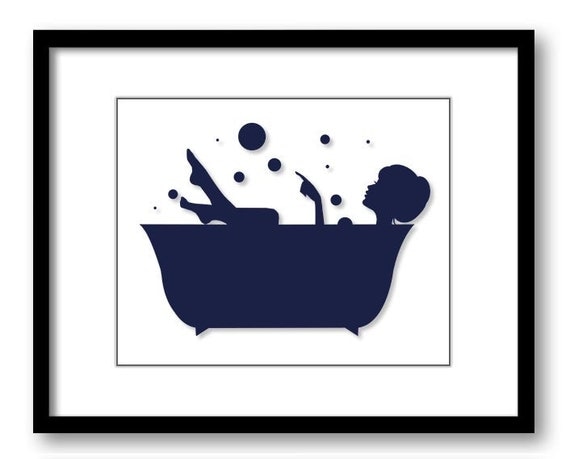 Navy Bathroom Decor