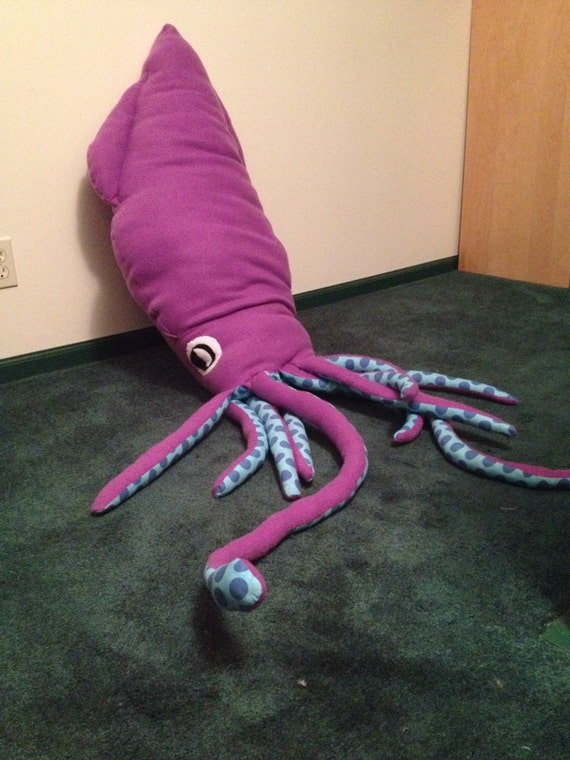 giant squid pillow