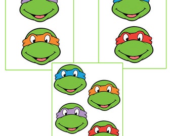 INSTANT Download Ninja Turtles EYES with mouth for by Inulja