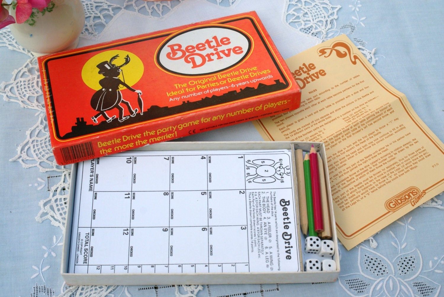 Beetle Drive Game. The Original Beetle Drive. Ideal for