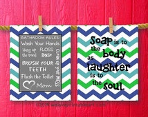 popular items for bathroom wall quotes on etsy