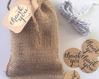 100 Thank You Stickers for Weddings, Cards, Envelopes, Packaging and More-Circle Thank-You Label