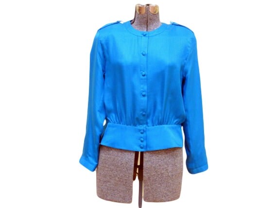 blouse turquoise