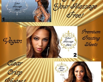 Beyonce Beyonce Beyonce Party Edible Frosting Icing Sheet Cake Topper ...