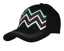 chevron ball caps
