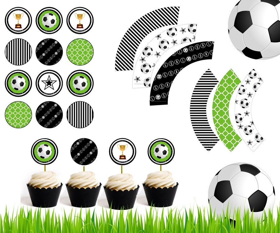 Soccer Party Printable Kit / Complete Soccer party DIY by Bernelo