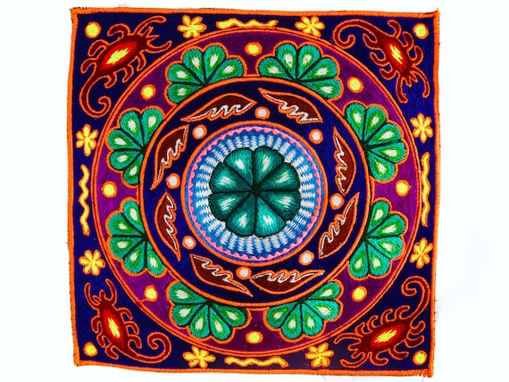 Hikuri Peyote Mandala Huichol Artwork