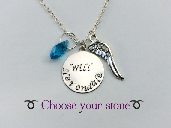Herondale Necklace - Choose your favorite Herondale and colored stone