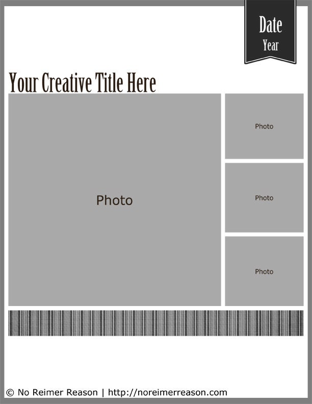 digital scrapbooking templates for photoshop