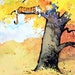 Calvin and Hobbes Log Walking Print by BabyRoomPrints on Etsy