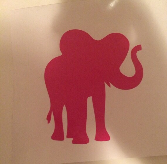 Items similar to Elephant decal on Etsy