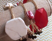 Arkansas Razorbacks Enamel Bangle