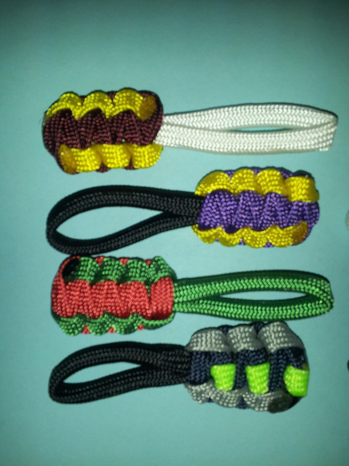Paracord Zipper Pulls