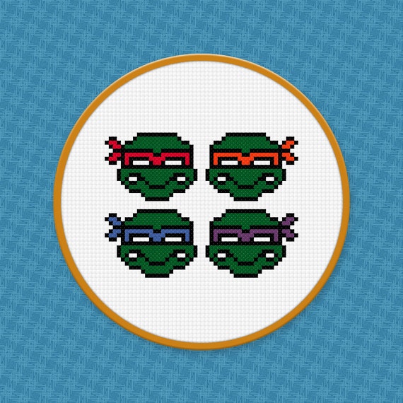 Items similar to Teenage Mutant Ninja Turtles - Faces ...