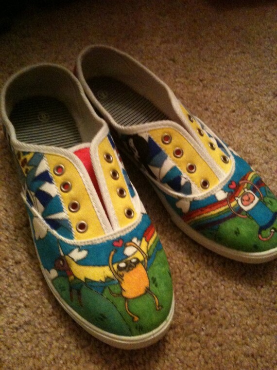 Items similar to Hand Painted Custom Shoes (kids) on Etsy