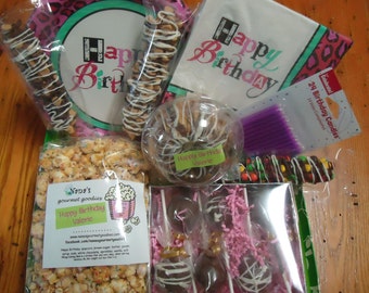 Birthday Care package, a complete birthday in a box, birthday , care package, college care package,