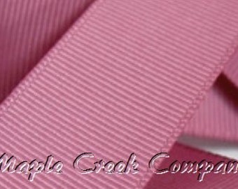 2 yards Rosy Mauve Grosgrain Ribbon, 2-1/4" by 2 yards