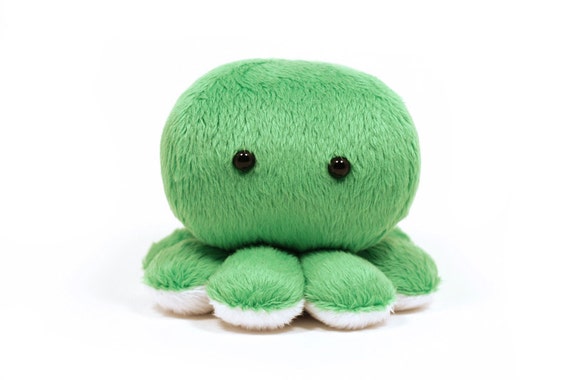 green octopus plush