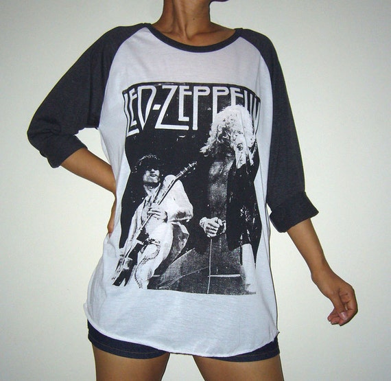 Led Zeppelin T-Shirt Raglan Tee Shirt Baseball by IsariTShirt