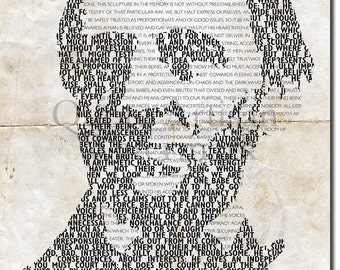 RALPH WALDO EMERSON Beautiful Typographic Poster