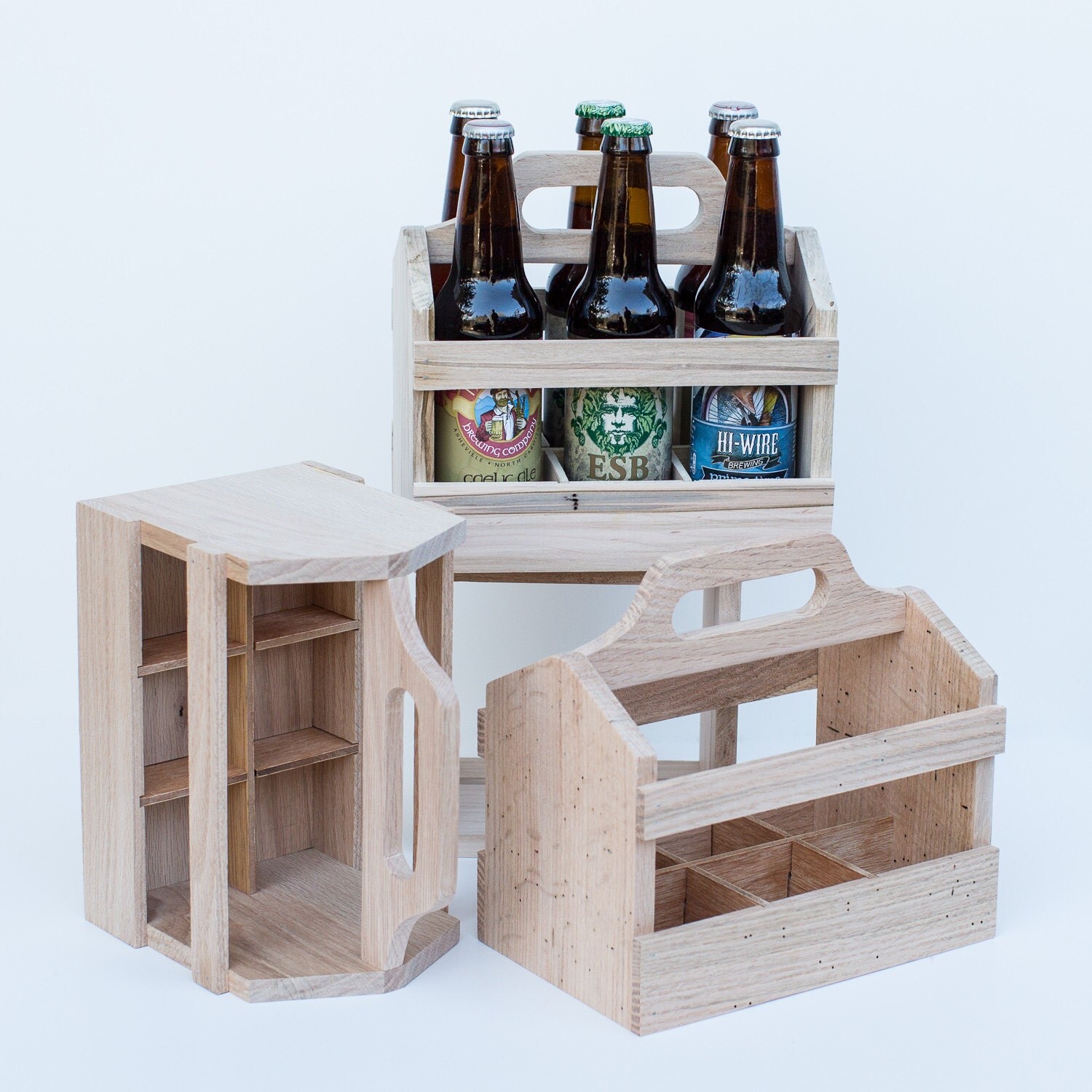 Wooden 6Pack Beer Carrier by McIntoshDesignWorks on Etsy
