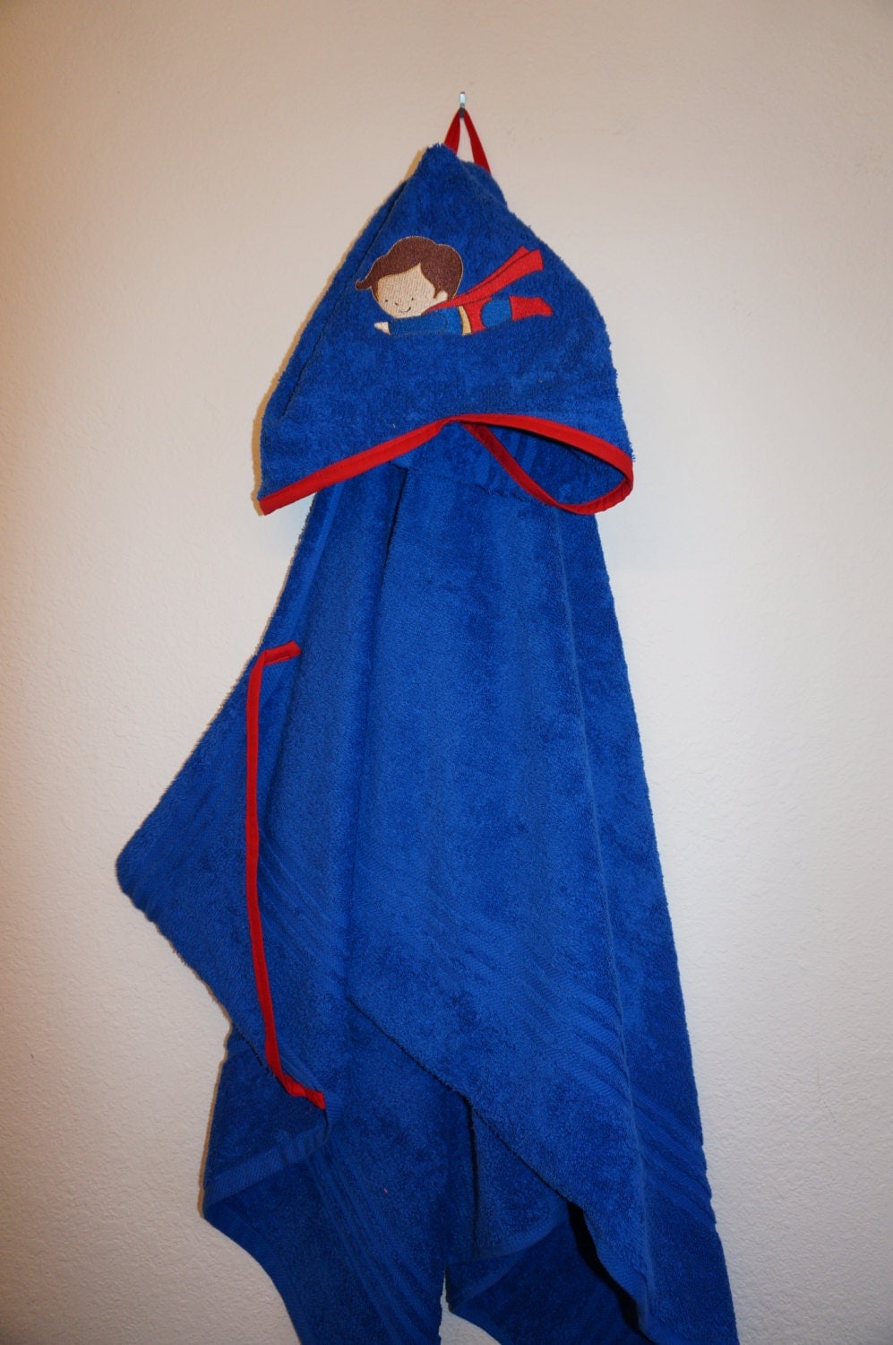 Big Kid Hooded Towel Superhero Cape