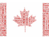 Items similar to Canada Flag  Word Art  U PRINT  Typography