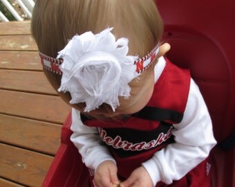 Nebraska Headband, Baby Headband, Nebraska, Nebraska Baby Headband, Newborn Headband, Toddler Headband, Baby Girl Headband, Girls