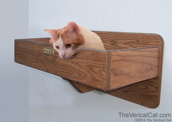Items Similar To Wall Mounted Cat Bed W Pillow From The Vertical Cat On 