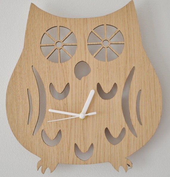 owl clock cnc