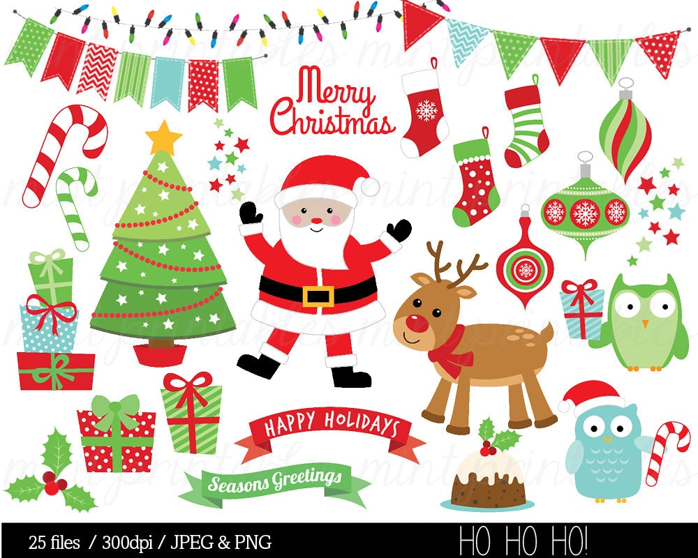 Christmas Clipart Christmas Clip Art Reindeer Festive