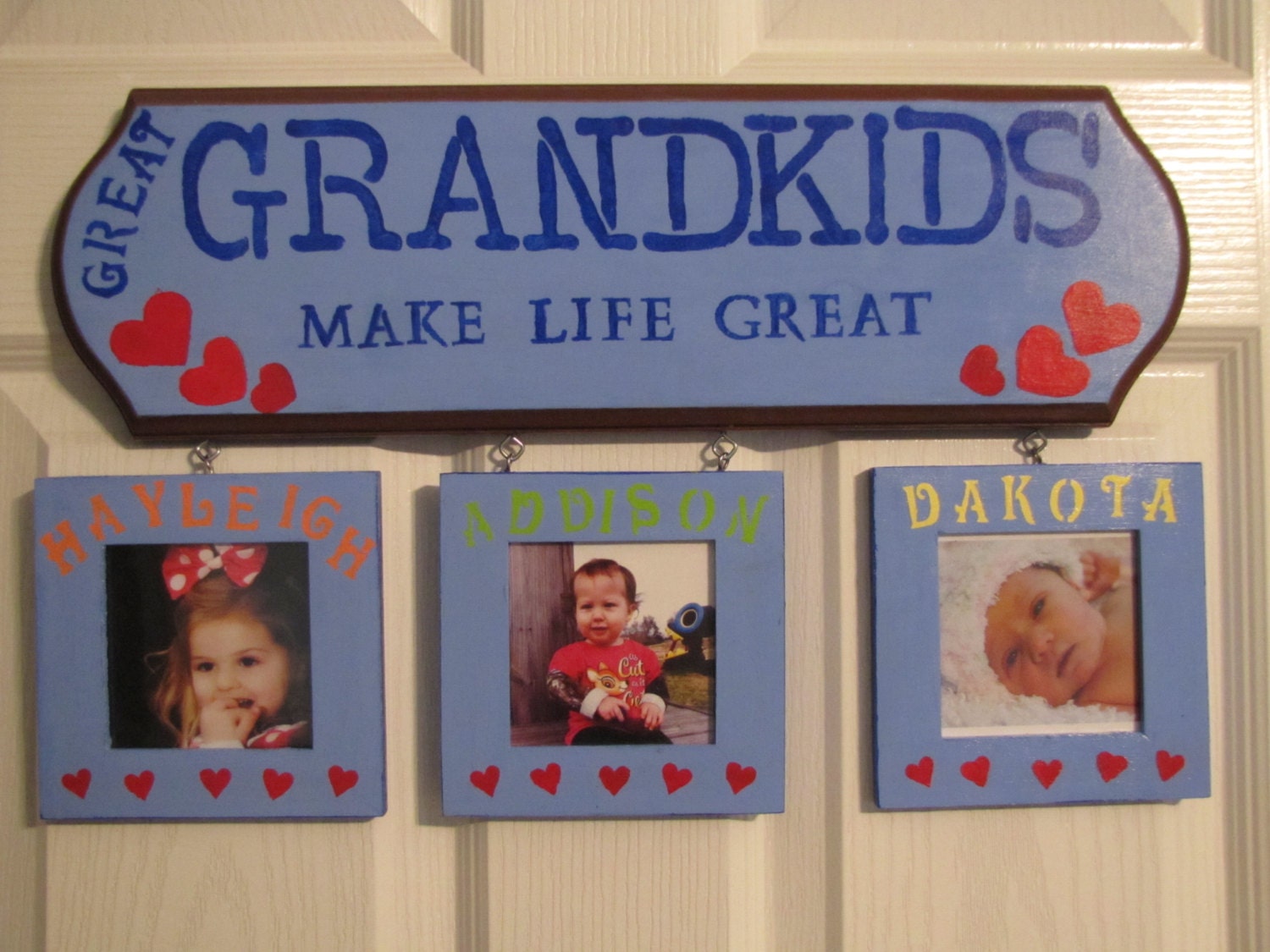 Great Grandkids personalized photo frame for the by BabiesAboard