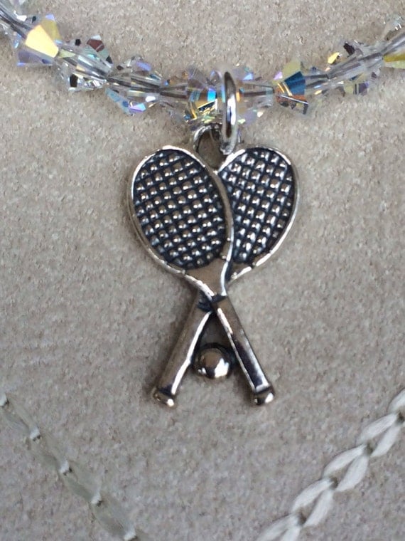 Tennis NecklaceTennis JewelryTennis Gift by BeadsbyBrenofNC