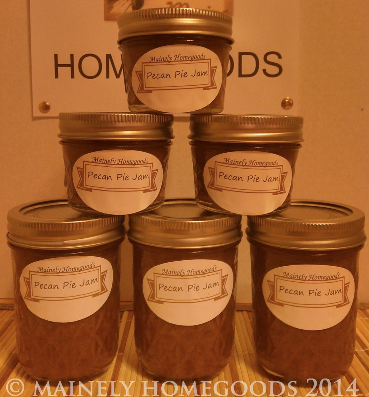 Pecan Pie Jam by MainelyHomegoods on Etsy