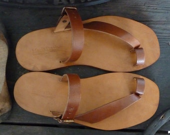 Handmade Leather Sandals Men's Genuine Leather and by MarioDoni