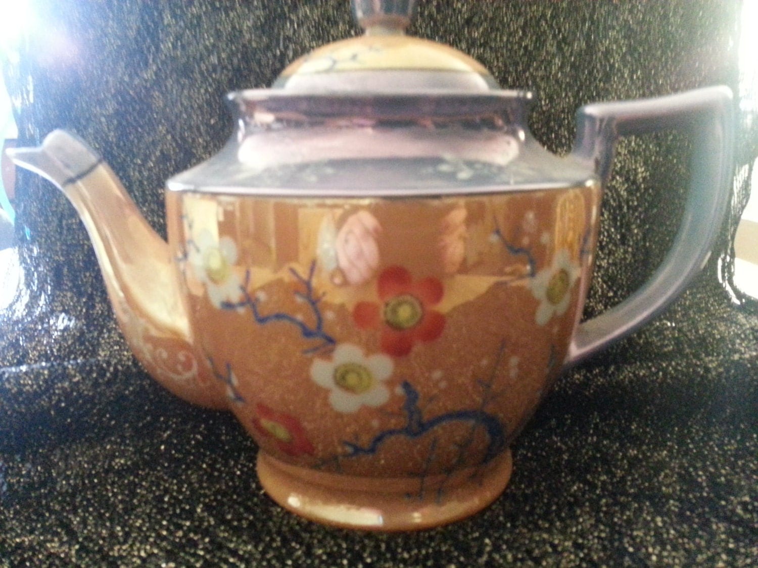 New price Vintage Japanese lusterware teapot