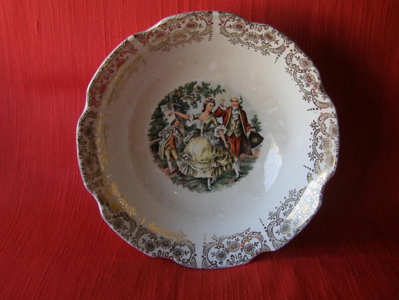 Stunning Vintage S Warranted 22K Gold Serving Plate