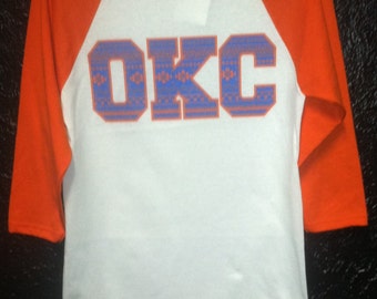 orange okc thunder shirt