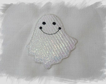 Halloween Ghost Mylar Machine Embroidery Design For 4x4 Hoops