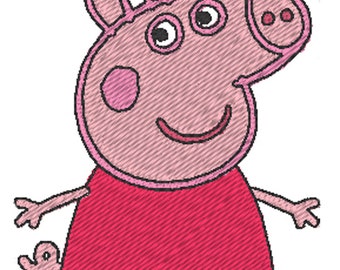 Peppa Pig (Embroidery Design)
