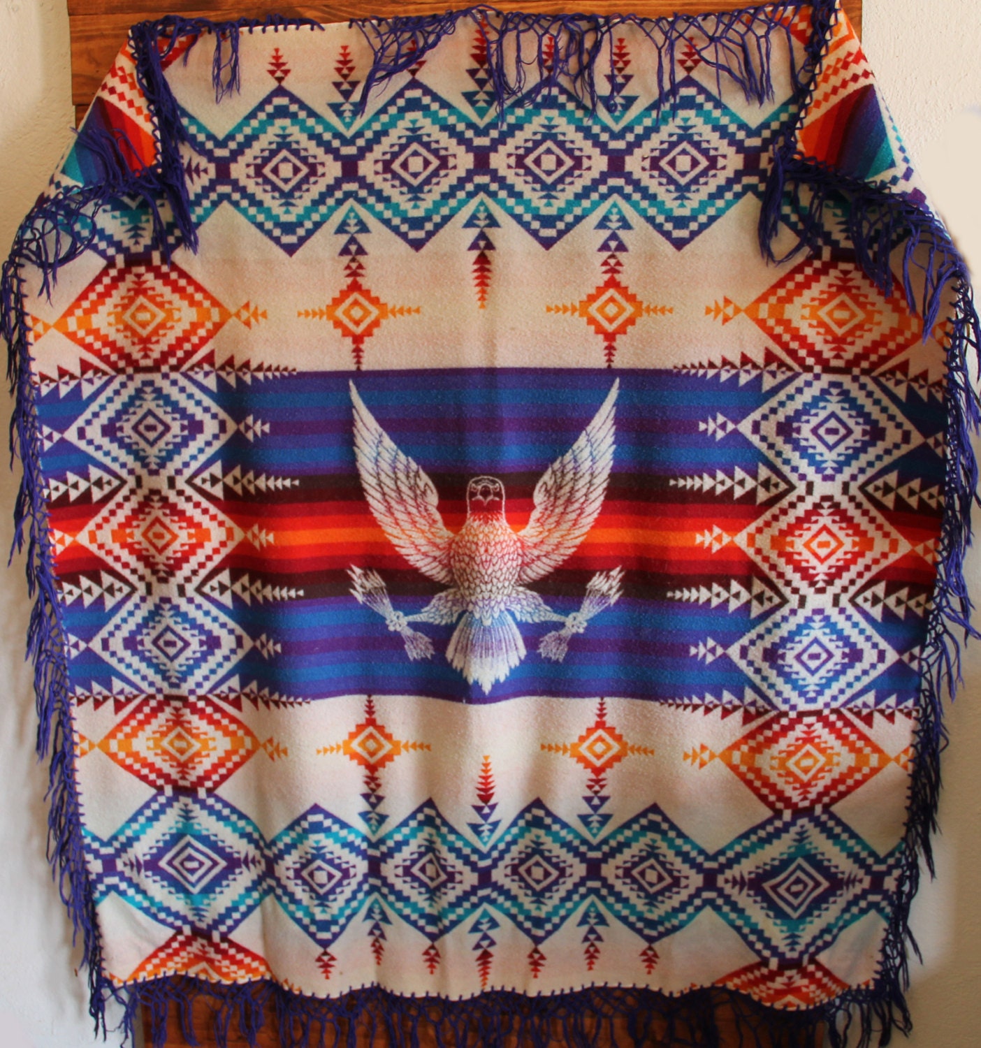 Vintage Pendleton Blanket Eagle design by GeronimosCollection