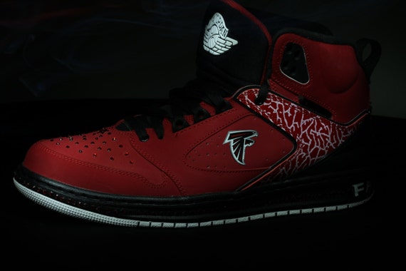 custom shoes in atlanta custom Atlanta by Jordan Falcons shoe crystallized