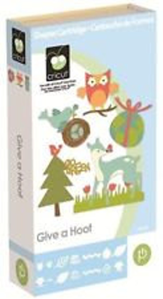 Cricut Cartridge Give a Hoot Owls Deer Birds Woodland