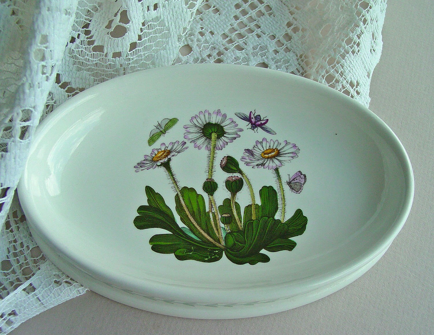 Soap dish Portmeirion pottery Vintage Portmeirion Botanic