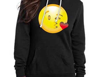 Sending Kiss Emoji Hoodie