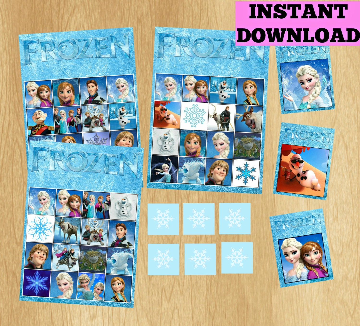 frozen bingo game