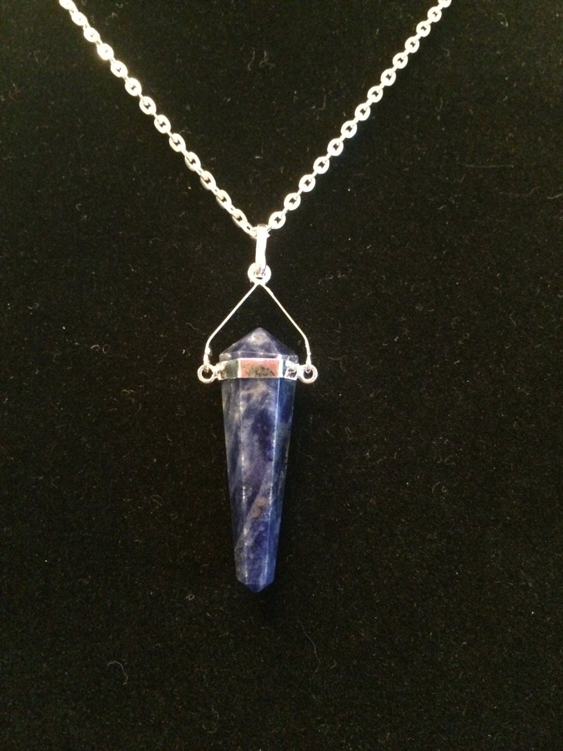 Sodalite Necklace Sodalite Pendant healing crystal