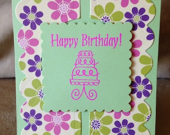 Handmade Birthday Card, Birthday Cards, Cute Birthday Cards, Handmade Cards.