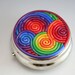 Rainbow Pill Box in Polymer Clay Filigree